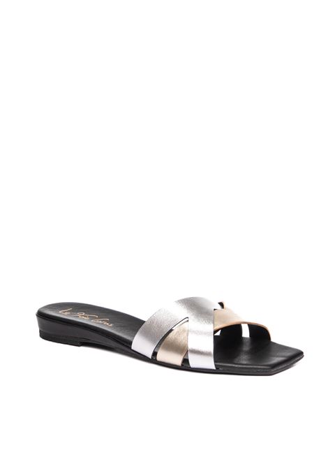 Silver delta sandal LE FOIE GRAS | DELTALAM-ARGENTO